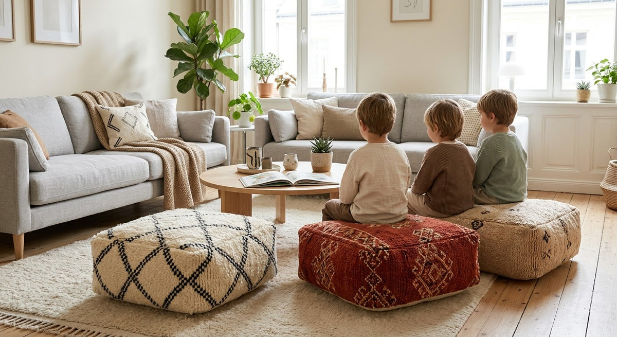 MOROCCAN POUFS